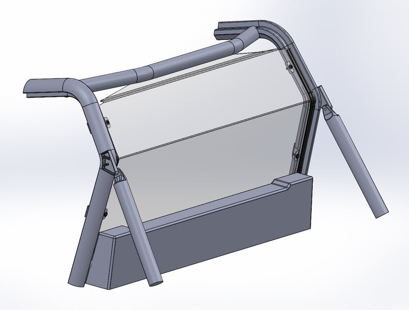 DIRECTION 2 Rear Windshield Can-Am Maverick