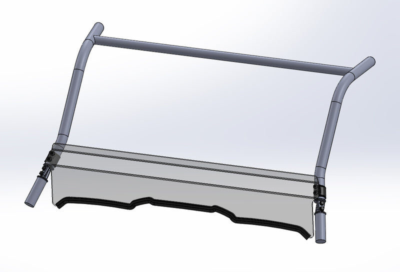 DIRECTION 2 Front Low Windshield Yamaha YXZ1000