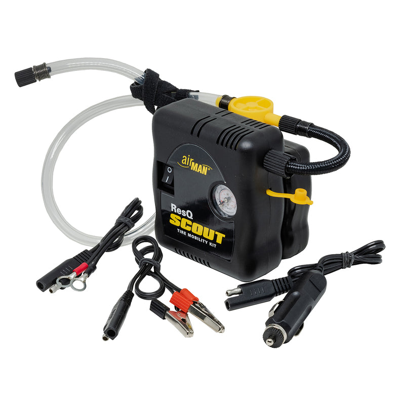 AIRMAN ResQ Scout Mini-compressor + Tire Sealant Bottle Kit