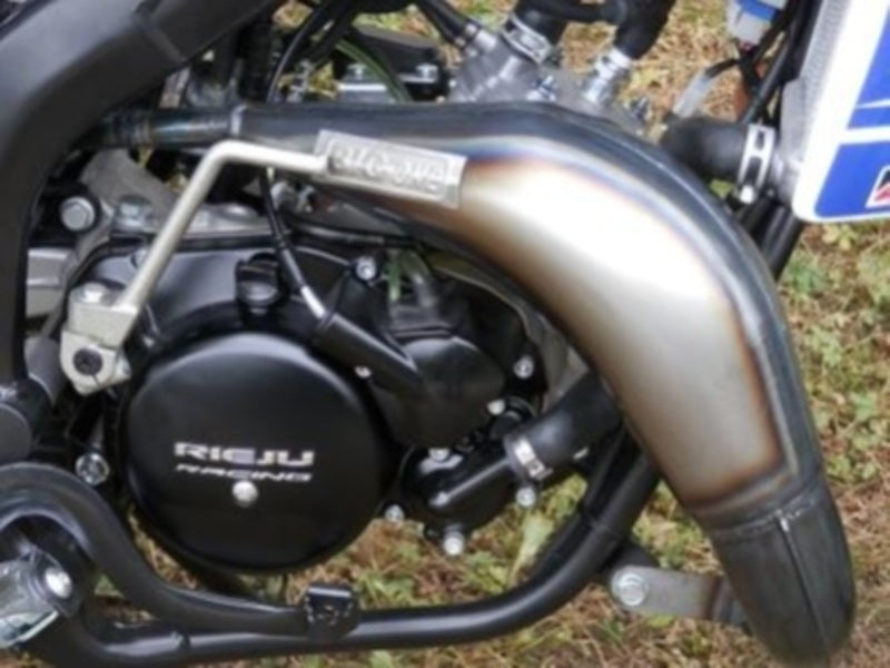 BIG ONE RAW Exhaust Line Steel Pipe/Black Aluminium Silencer - 1095943001