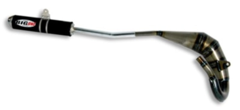 BIG ONE Factory Exhaust Line Steel Pipe/Black Aluminium Silencer - 1095954001