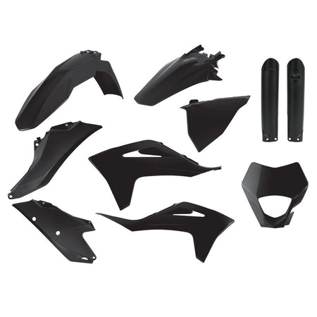 POLISPORT Plastic Kit Black Gas Gas EC