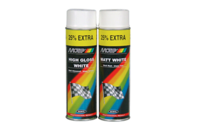MOTIP White Matt Basic Paint - Spray 500ml