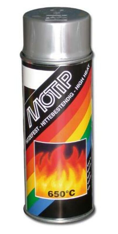 MOTIP Silver Heat Resistant Lacquer - Spray 400ml