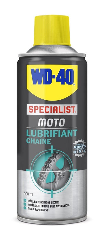 WD 40 SpecialistÂ® Motorbike Dry Conditions Chain Lube - Spray 400ml