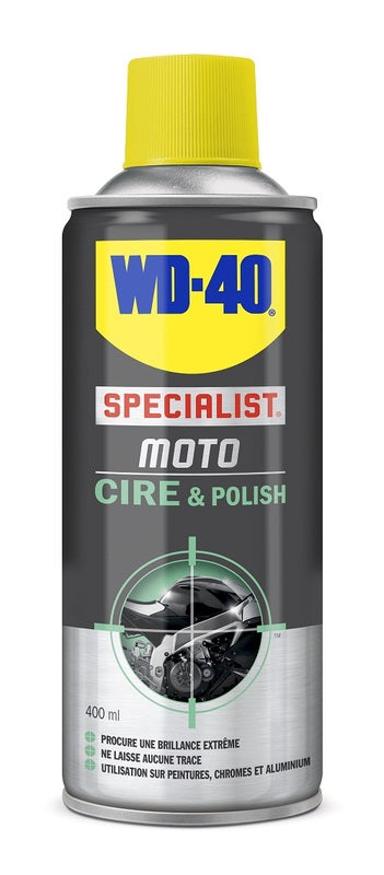 WD 40 SpecialistÂ® Motorbike Wax & Polish - Spray 400ml