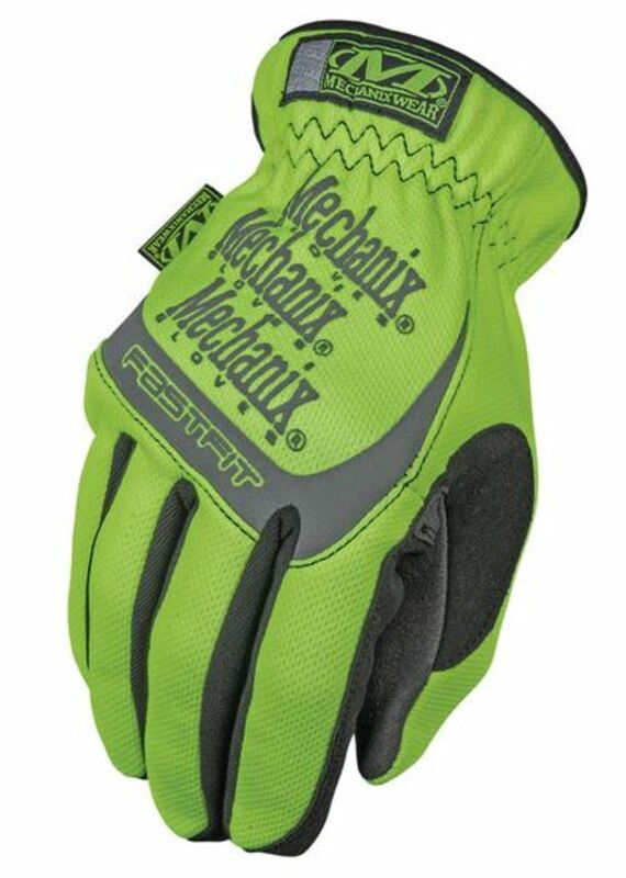 MECHANIX Safety Fast Fit Neon Yellow Gloves Size M