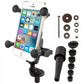 RAM MOUNTSÂ X-GripÂ® Short Arm Phone Holder with Fork Stem Base
