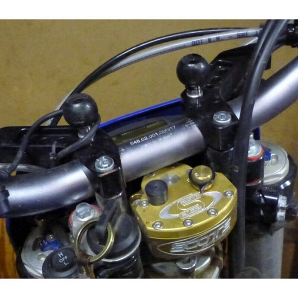 RAM MOUNTS M8 Bolts Screw-On Clamp Base - B Size Ball