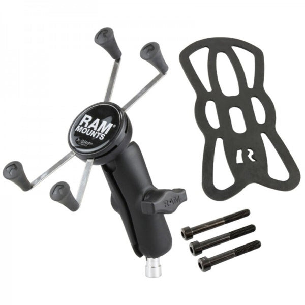 RAM MOUNTSÂ X-GripÂ® Medium Arm Phone Holder with Bar Mount Base - Large Phones