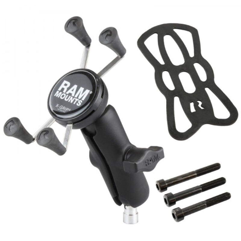 RAM MOUNTSÂ X-GripÂ® Medium Arm Phone Holder with Bar Mount Base