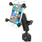 RAM MOUNTSÂ X-GripÂ® Medium ArmÂ Phone Holder with Medium Handlebar Base
