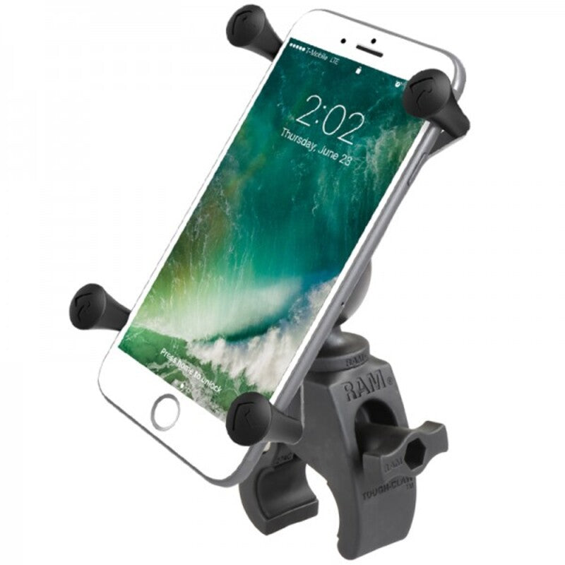 RAM MOUNTS X-GripÂ® Phone Holder with Snap-Linkâ„¢ Tough-Clawâ„¢ Base - Large Phones