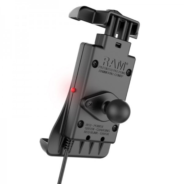 RAM MOUNTSÂ Quick-Gripâ„¢Â Waterproof Wireless Charging Phone Holder - B Size Ball