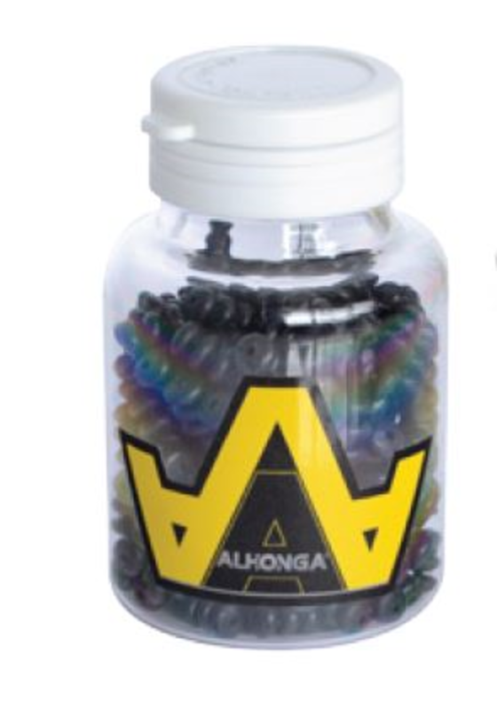 ALHONGA Bottle 200Pcs O-Rings For Bicycle Wire Tpr Rubber