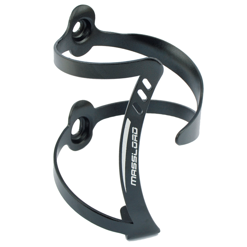 MASSLOAD Bicycle Bottle Cage Black Aluminum