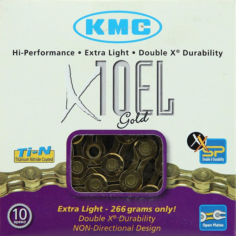 KMC chain X10EL 10 speeds 114L gold