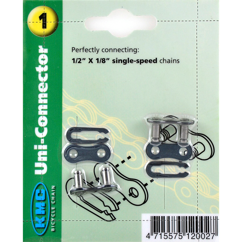 KMC Connecting Link 1 Spd (9,4Mm) Snap-On Wide Silver - 1104785