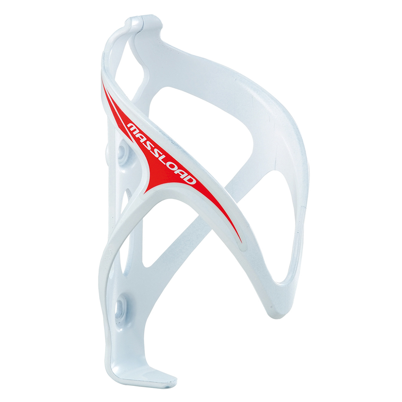 MASSLOAD Bicycle Bottle Cage White Fiber