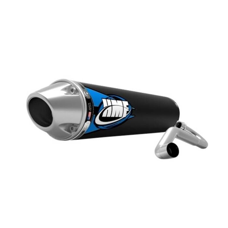 HMF Competition Full Exhaust System - Black Aluminium/Polished End Cap Honda TRX700XX