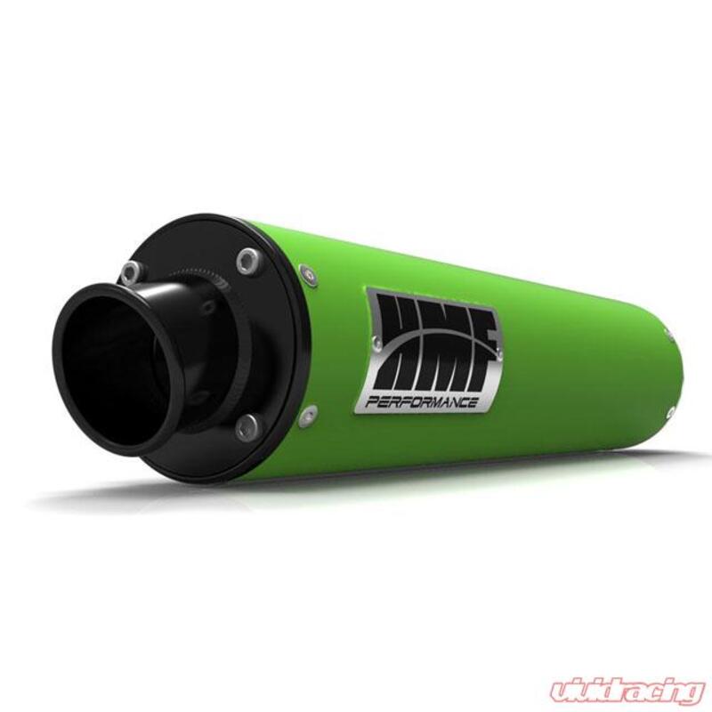 HMF Performance Series Silencer - Green Aluminium/Turn Down Black Arctic Cat Wildcat