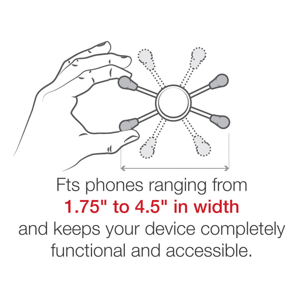 RAM MOUNTS X-Grip Phone Holder Short Arm Small Gas Tank Base - Large Phones - 1109370