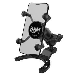 RAM MOUNTS X-Grip Phone Holder Short Arm Small Gas Tank Base - Large Phones - 1109371