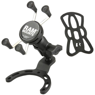 RAM MOUNTS X-Grip Phone Holder Short Arm Small Gas Tank Base - Large Phones - 1109371