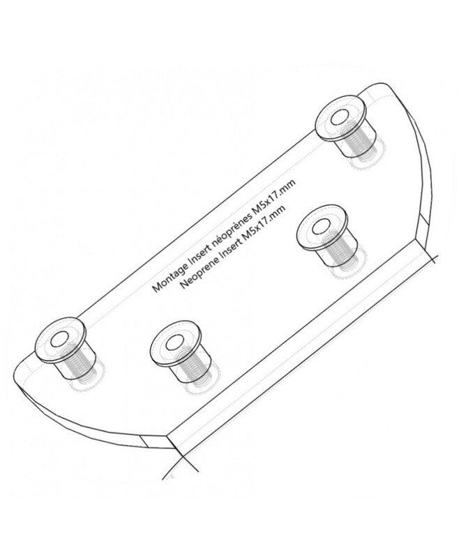 ACCESS DESIGN ''Wheel Fitted'' License Plate Holder Black - Yamaha MT-09 Tracer/GT