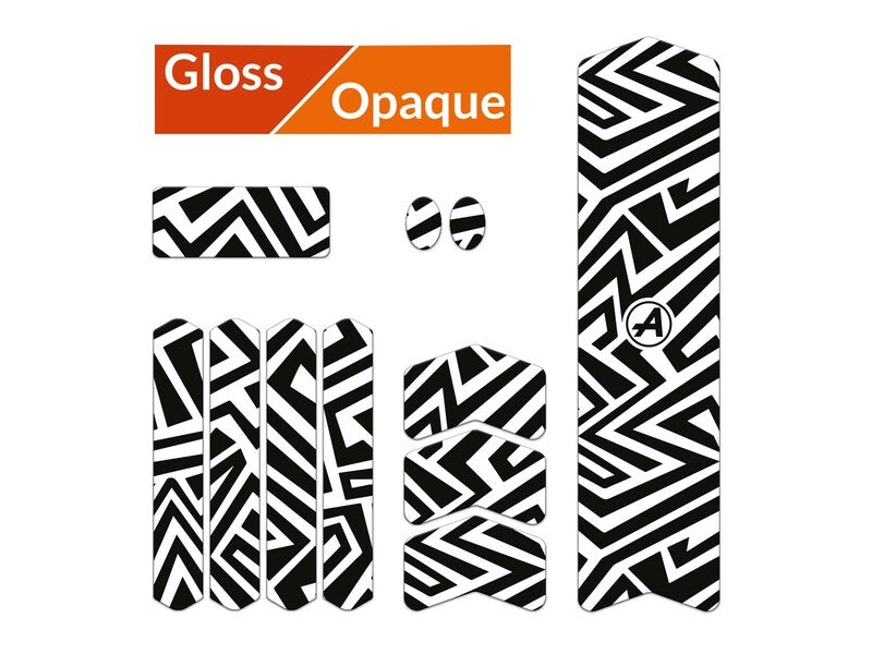 ALGIS Gloss Frame Guards Kit M - Black Lines