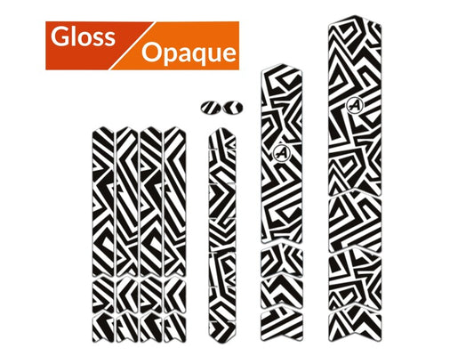 ALGIS Opaque Frame Guards Kit L - Black Lines