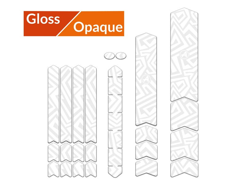 ALGIS Opaque Frame Guards Kit L - White Lines