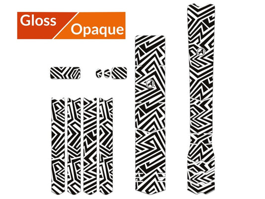 ALGIS Opaque Frame Guards Kit XL - Black Lines