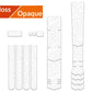 ALGIS Opaque Frame Guards Kit XL - White Lines