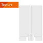 ALGIS Texture Fork Guards Kit - Clear