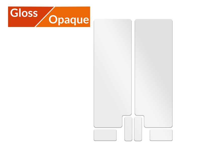 ALGIS Opaque Fork Guards Kit - Clear