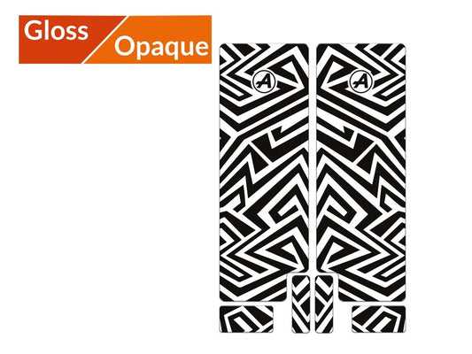 ALGIS Opaque Fork Guards Kit - Black Lines