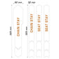 ALGIS Texture Chain Guards Kit - Clear