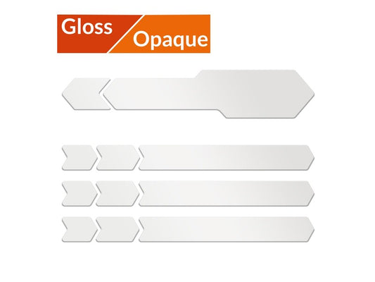 ALGIS Opaque Chain Guards Kit - Clear