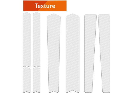 ALGIS Texture Frame Guards Kit Gr/Road - Clear