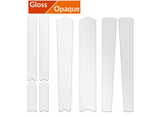 ALGIS Gloss Frame Guards Kit Gr/Road - Clear