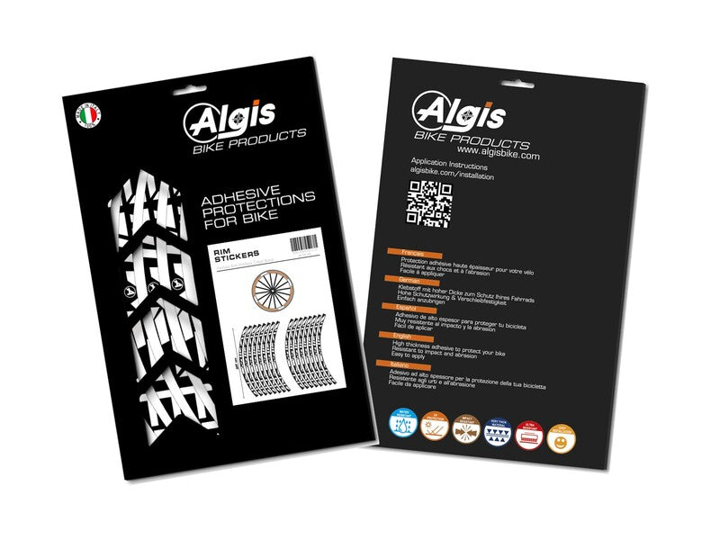 ALGIS Texture RIM Stickers Tribal - Black
