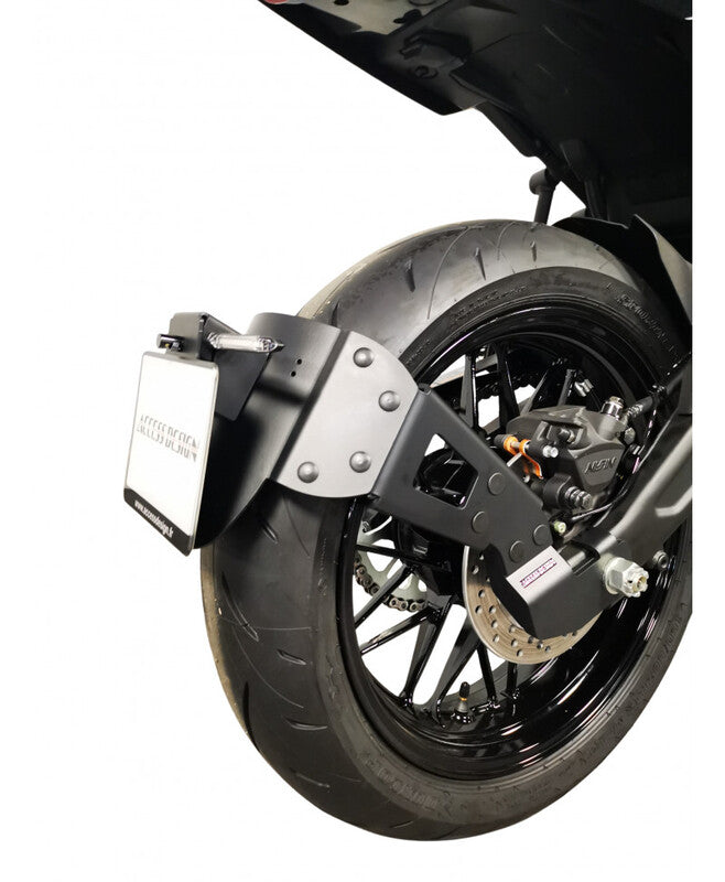 ACCESS DESIGN ''Wheel Fitted'' License Plate Holder - Black Kawasaki Z650RS