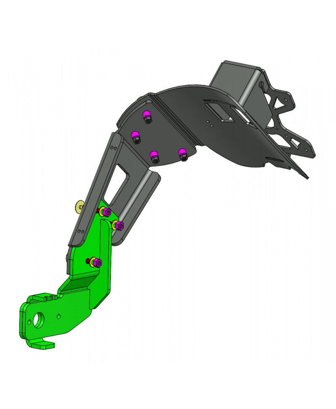 ACCESS DESIGN ''Wheel Fitted'' License Plate Holder - Black Kawasaki Z650RS