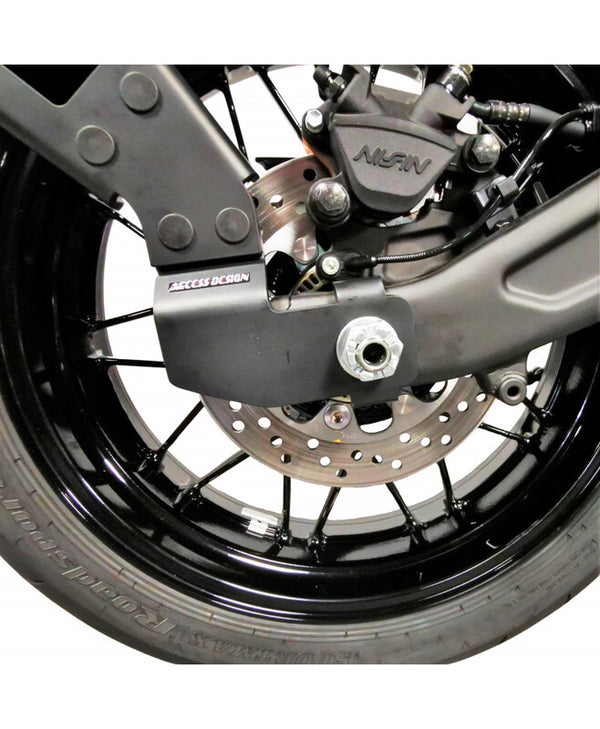 ACCESS DESIGN „Wheel Fitted“ Kennzeichenhalter – Schwarz Kawasaki Z650RS