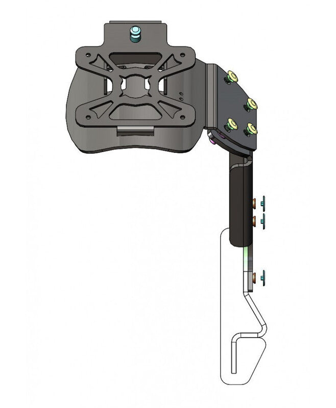 ACCESS DESIGN ''Wheel Fitted'' License Plate Holder Black - Yamaha MT-07 Tracer