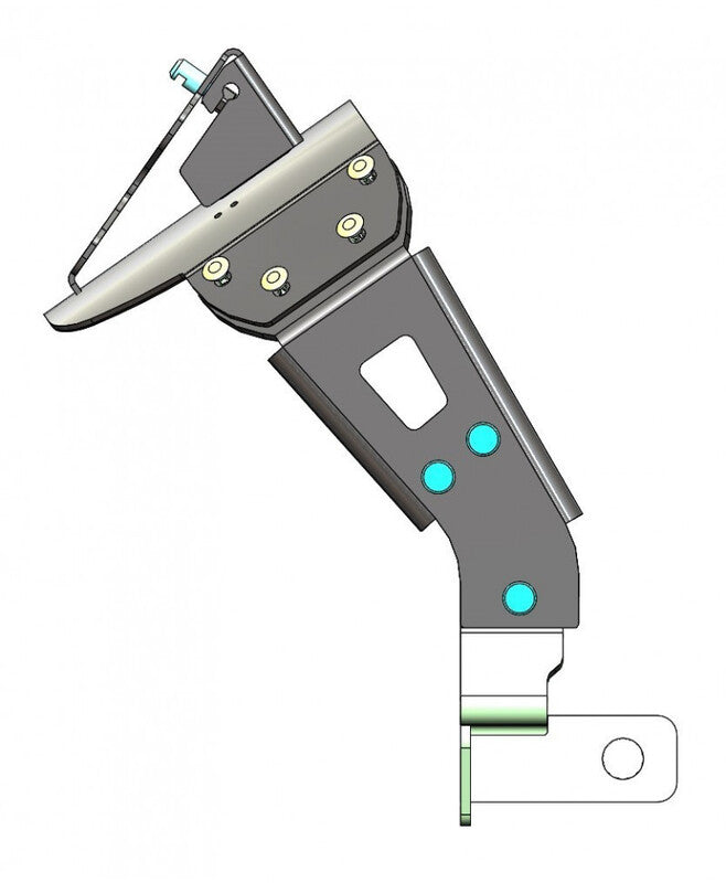 ACCESS DESIGN ''Wheel Fitted'' License Plate Holder Black - Yamaha MT-07 Tracer