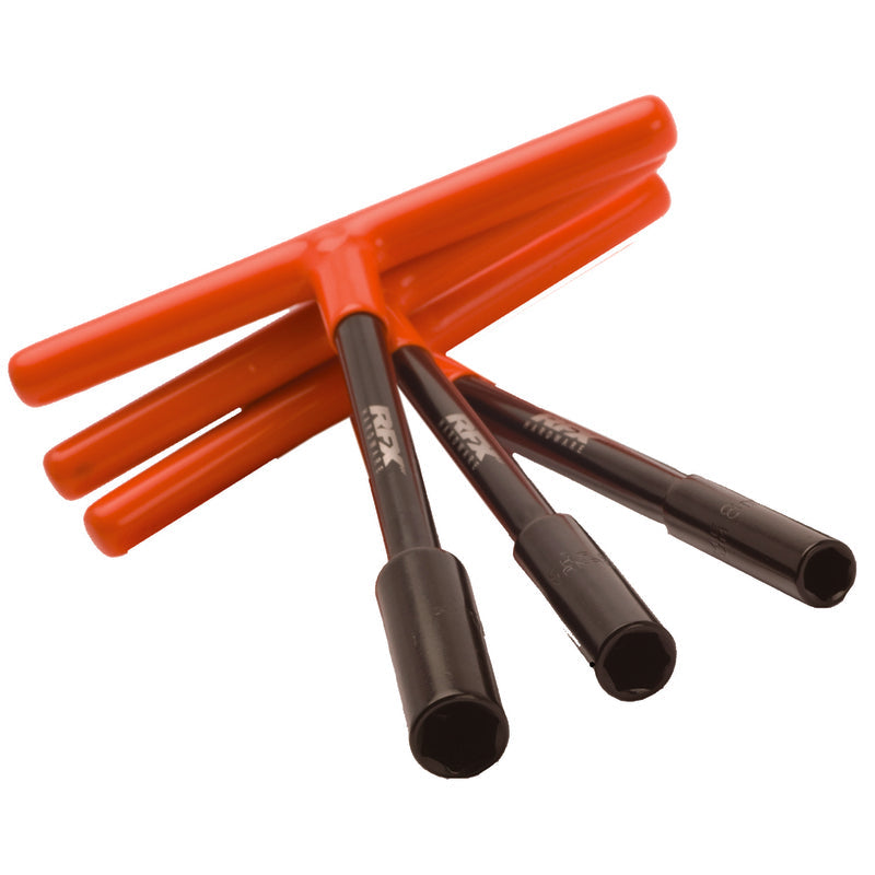 RFX PRO T-BAR SET 8MM/10MM/12MM, BLK/ORG