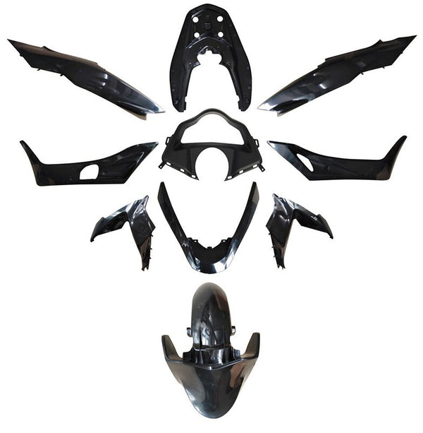 O PARTS Body Kit Schwarz glänzend - Honda PCX