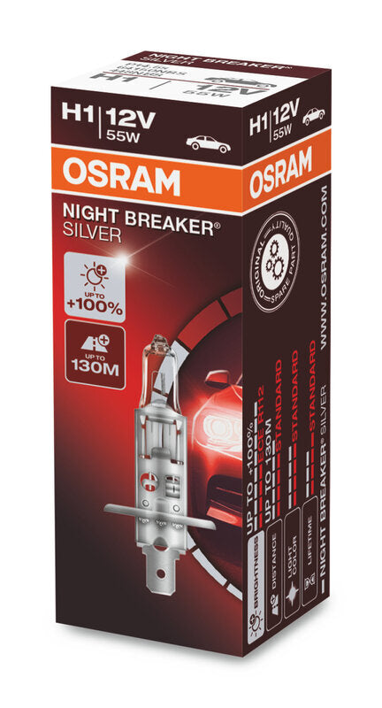 OSRAM Night Breaker Silver Bulb H1 12V /55W - X1